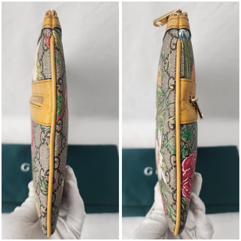 Auth Gucci GG Ophedia Floral Pouch/Clutch Bag - Picture 9 of 10